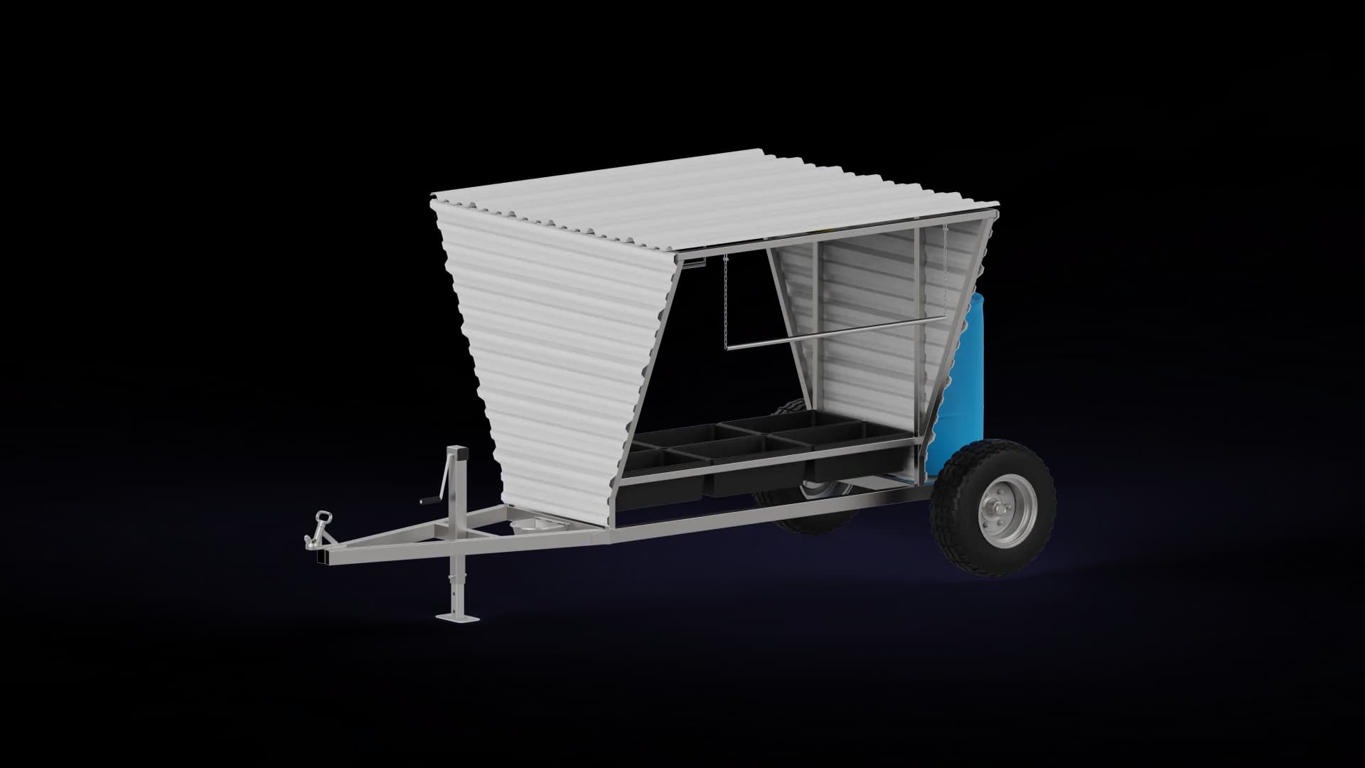 Cattle Mineral Trailer